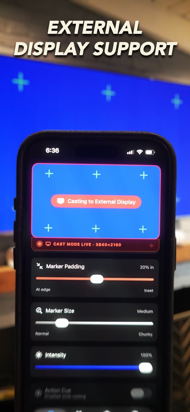 Prefx App Store screenshot showing external display support